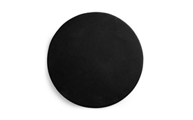 Heima castiron black plate topview